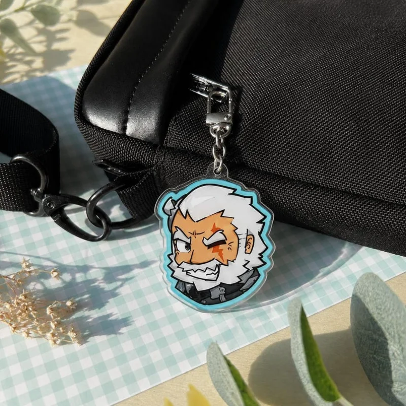 for Overwatch Game Kiriko Orisa Sigma Sojourn Illari DVa Peripheral Acrylic Keychain Festival Gift Cute Backpack Accessories view 5