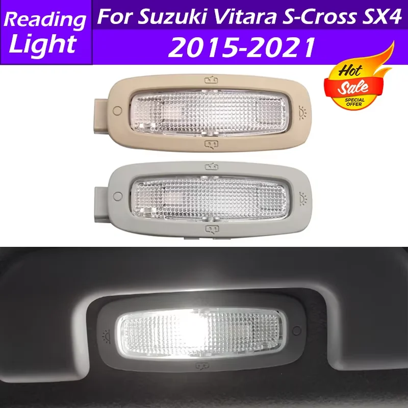 

36210-61M00 36210-66M00 Car Interior Rear Roof Reading Light Rear Ceiling Light For Suzuki Vitara S-Cross SX4 2015 2016-2021