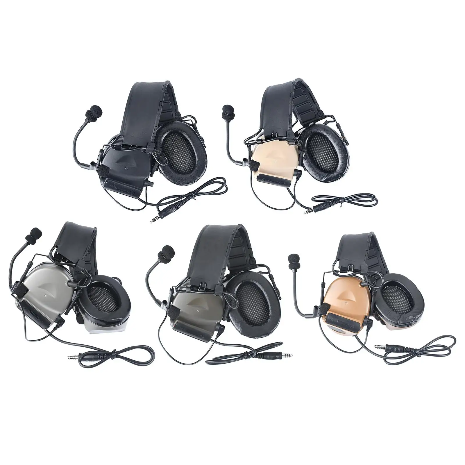 Hearing Earmuffs Communication Tactical Headset for Hunting Shooting