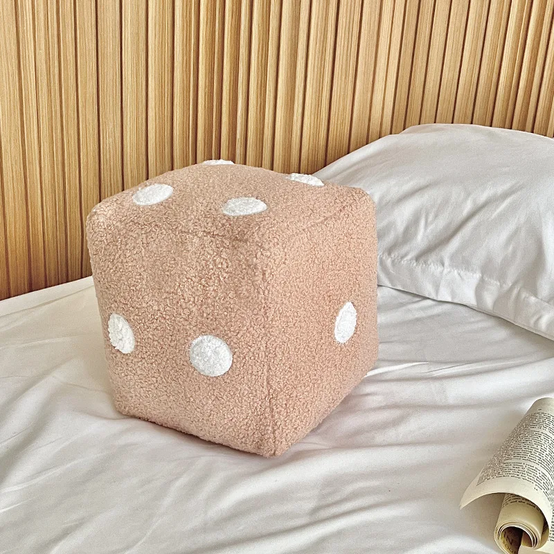 Nordic Game Dice Plush Toys Pillow Creative Home Decoration Cushion Fun Simulation Sofa Cushions Futon Floor Mats