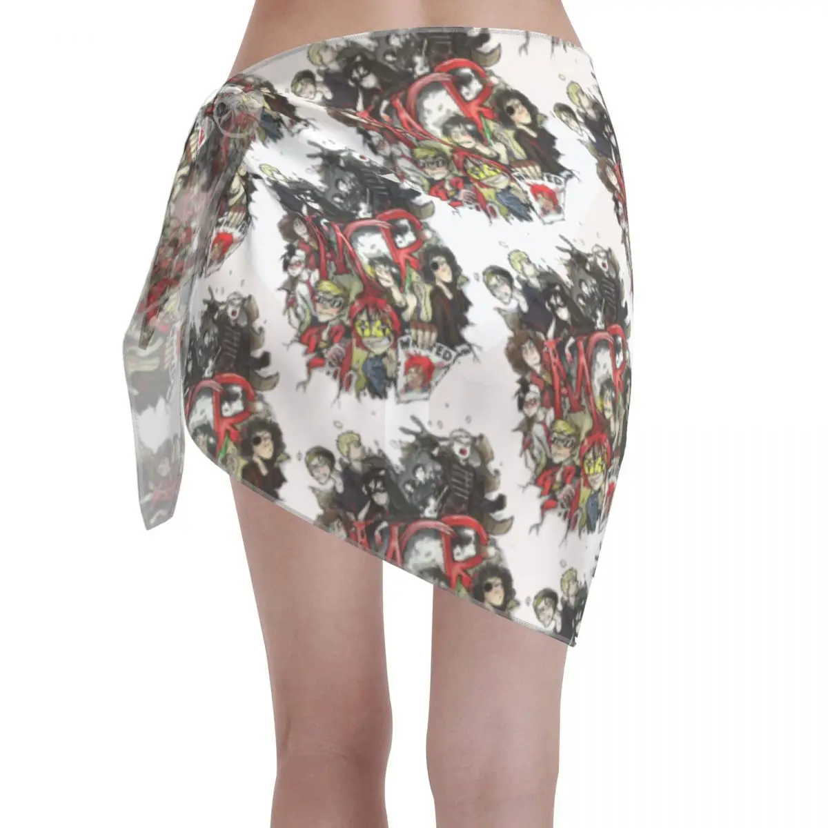 مخصص بلدي C-الكايمية الرومانسية النساء قصيرة Sarongs الشاطئ التفاف ثلاثية الأبعاد طباعة لملابس السباحة بيكيني للشاطئ التفاف فساتين ملابس السباحة التستر