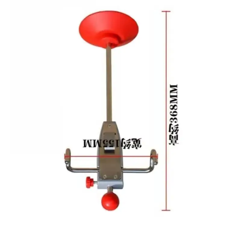 14.5 Inch Car Alignment Rack Truck Van Steering Wheel Leveling Holder Stand Tool System Red Silver