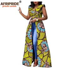 African Maxi Dress with Ankara Print #3