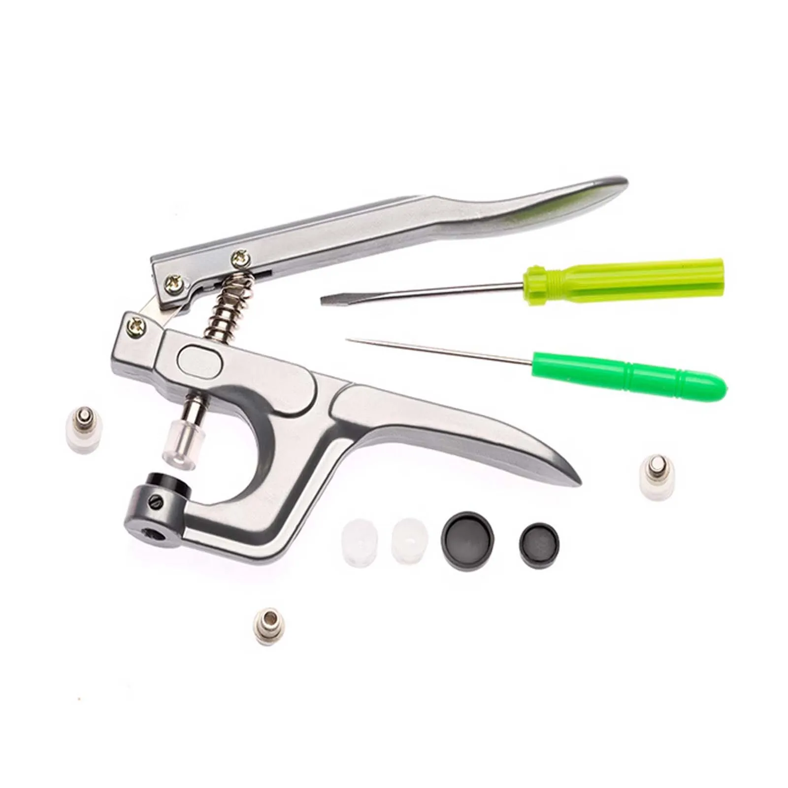 

Practical DIY Handcraft Plastic Snap Fastener Installation Tool Plastic Buttons Hand Pressure Punching Pliers for T3/T8 Buttons