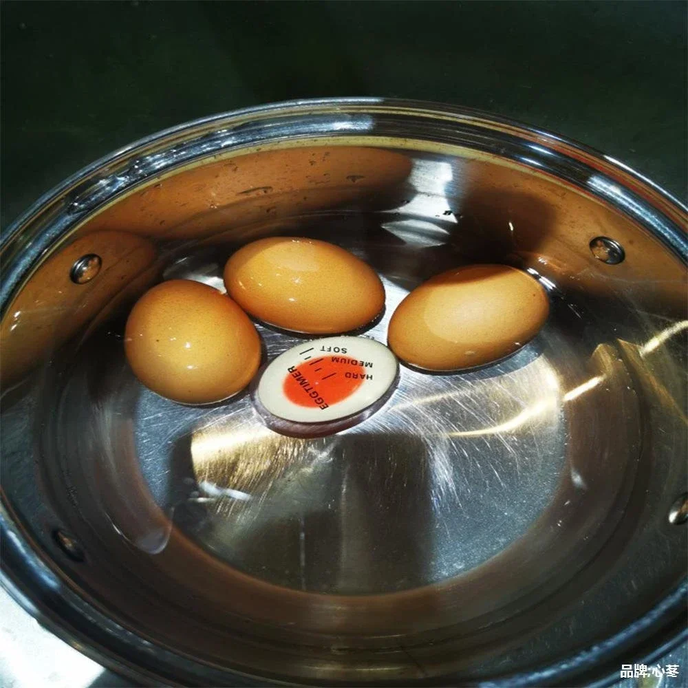 1 Piece Egg Timer Resin Material Boiled Eggs By Temperature Kitchen Helper Egg Timer Red Timer Tool Indicator Kitchen Gadgets