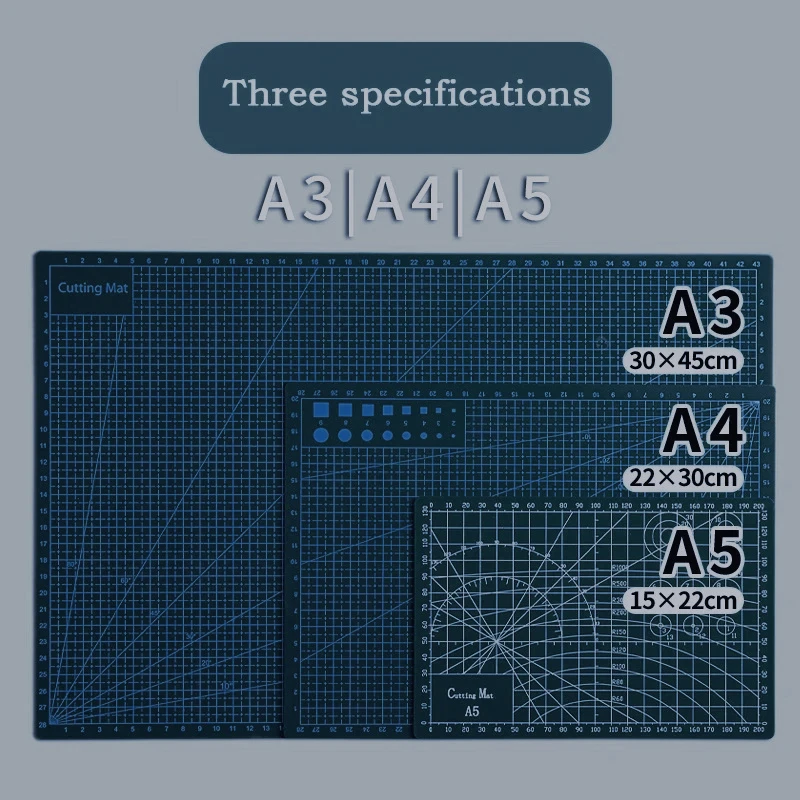 

Manual DIY Model Tool A3 A4 A5 PVC Cutting Mat Pad Double-sided Patchwork Cut Pad Patchwork Tools Board Self-healing