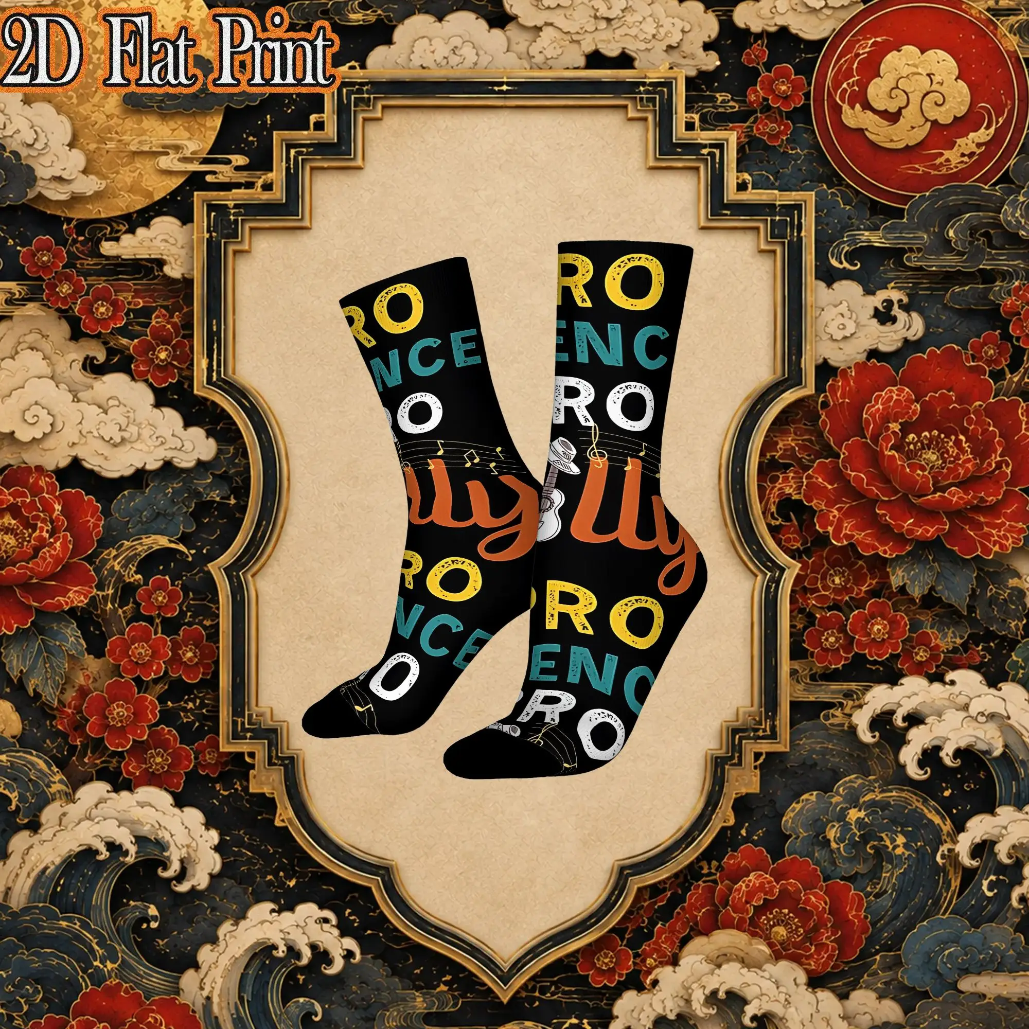 Pro Science Pro Dolly Vintage  Street Style Novelty Pattern Crew Creative Sock Sports Socks