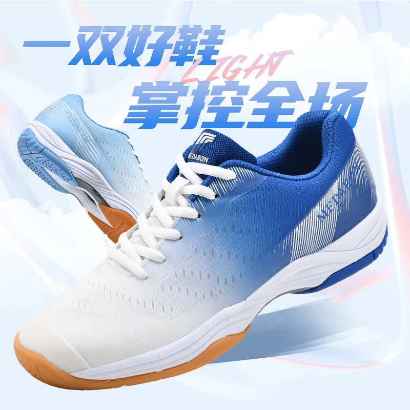 

Summer Badminton Shoes For Mens Mesh Breathable Sport Sneakers Women Designer Table Tennis Shoe Boy Anti Slip Badminton Training