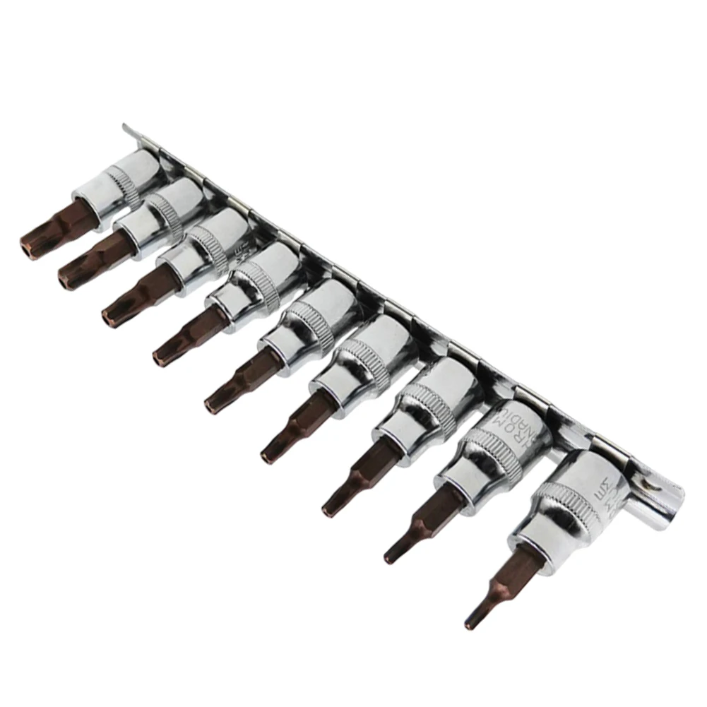 

High Performance 9pcs For Torx Driver Bit Adapter Set Suitable for Various Applications Including Automotive Repairs