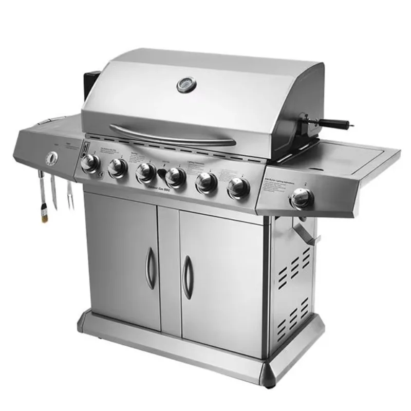 Outdoor Kitchen Grill Gas Barbecue Grill Griddle Restaurant Bbq Chicken Machine Outside Set Commercial New Electric Home