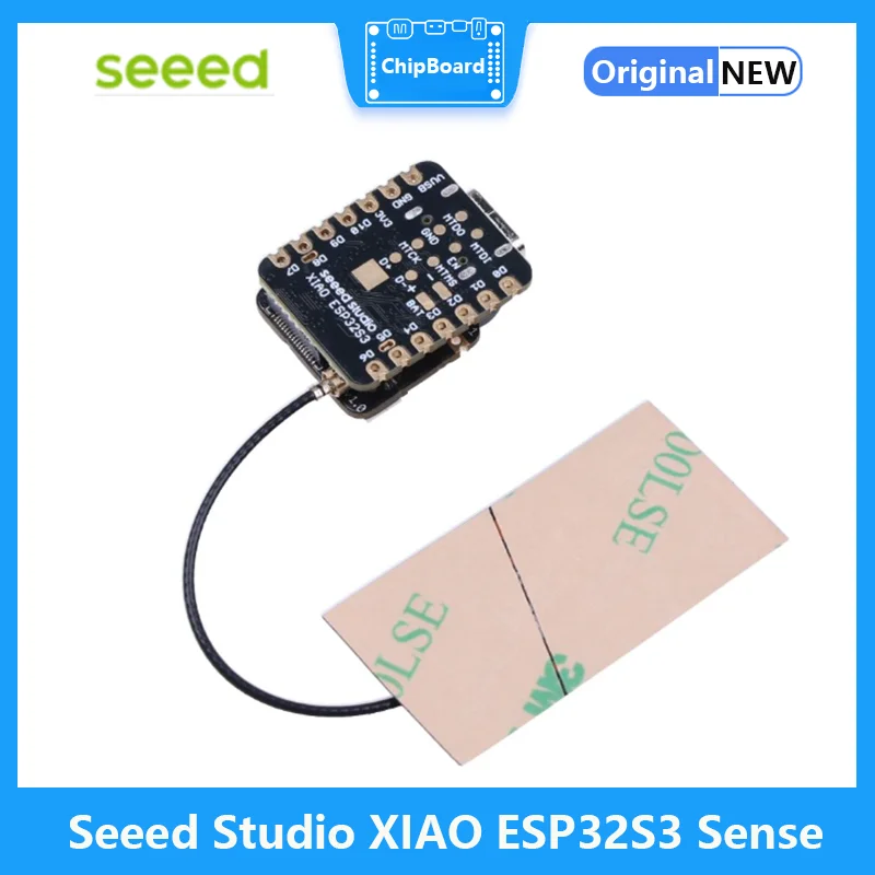 Seeed Studio XIAO ESP32S3 Sense - 2.4GHz wi-fi, BLE 5.0, OV2640 مستشعر الكاميرا ، الميكروفون الرقمي ، شحن البطارية المدعومة