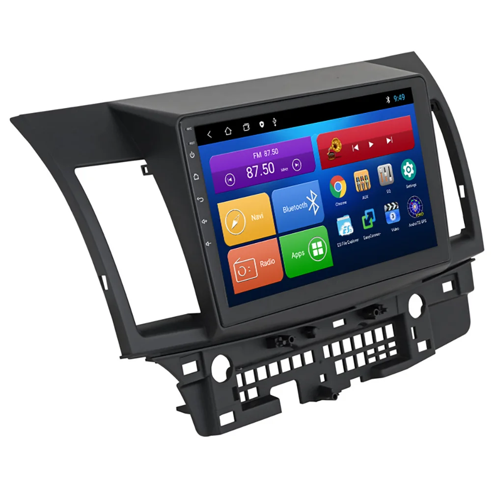 Android Car Head Unit for Mitsubishi Lancer 2007-2017 CJ with Wired & Wireless Apple Carplay and Android Auto