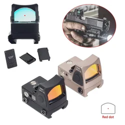 Tattico RMR Red Dot Sight Reflex Scope Puntamento regolabile Cannocchiale ottico Fit 20mm Rail Airsoft Glock 17 19 AR15 M4