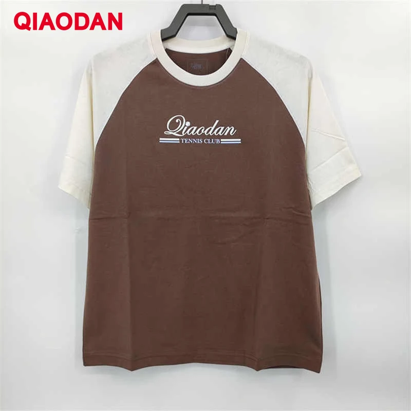 

QIAODAN Women's T-Shirt 2025 Summer Short Sleeve Casual Breathable Loose Fit Round Neck Daily Wear Sports Tops QDLHS2252716