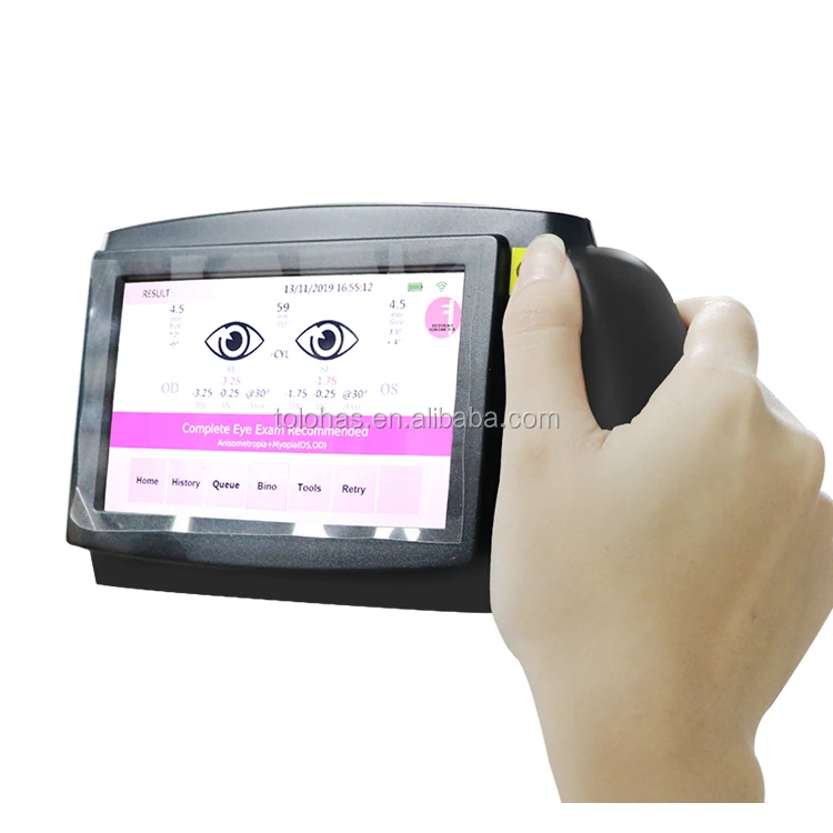 LHSW800 Touch Screen Optical Instruments Hand Auto Refractometer Optical Vision Screener