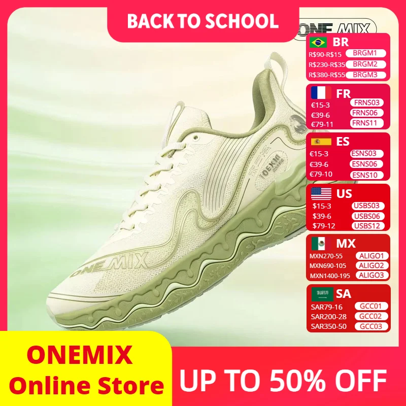 Новые кроссовки ONEMIX Mulanxi для мужчин и женщин, сетчатые, нескользящие, с амортизацией, для бега и ходьбы