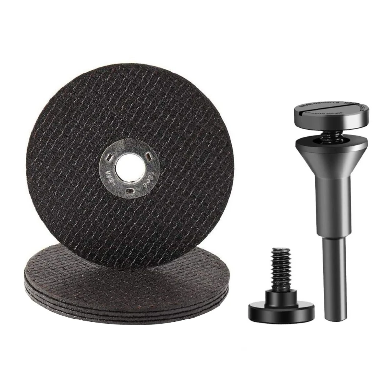 

Q2Q4 Metal Cut Offs Wheel Disc and Mandrel Arbor 1/4" Shaft for Die Grinder Rotary