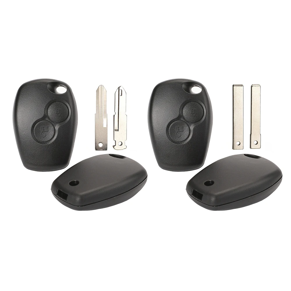 

1pc Black ABS Car Key Shell 2 Buttons For Renault Modus 2004 For Renault Clio 3 2006-2010 Replacement Case Car Accessories