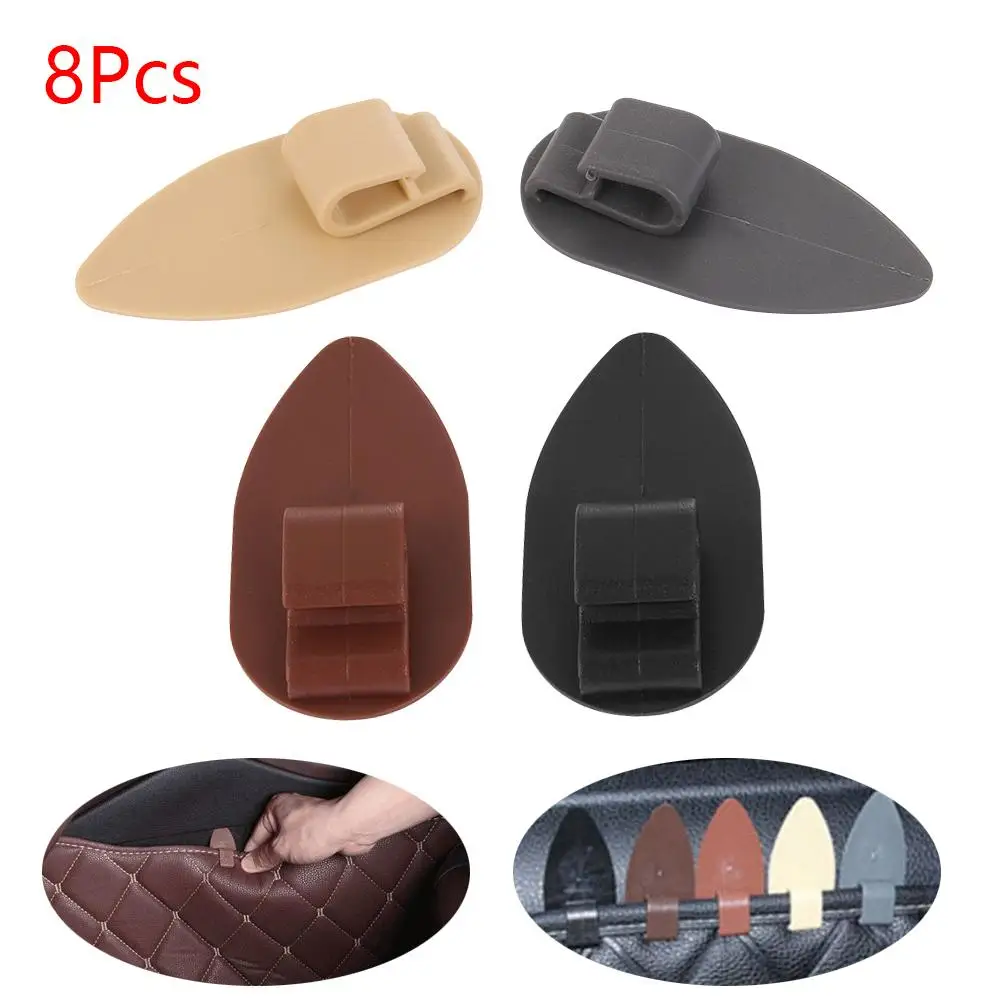 8Pcs Auto Holders Clamps  Floor Mats Anti-Slip Car Clip Carpet Fixing Car Interior Accessories