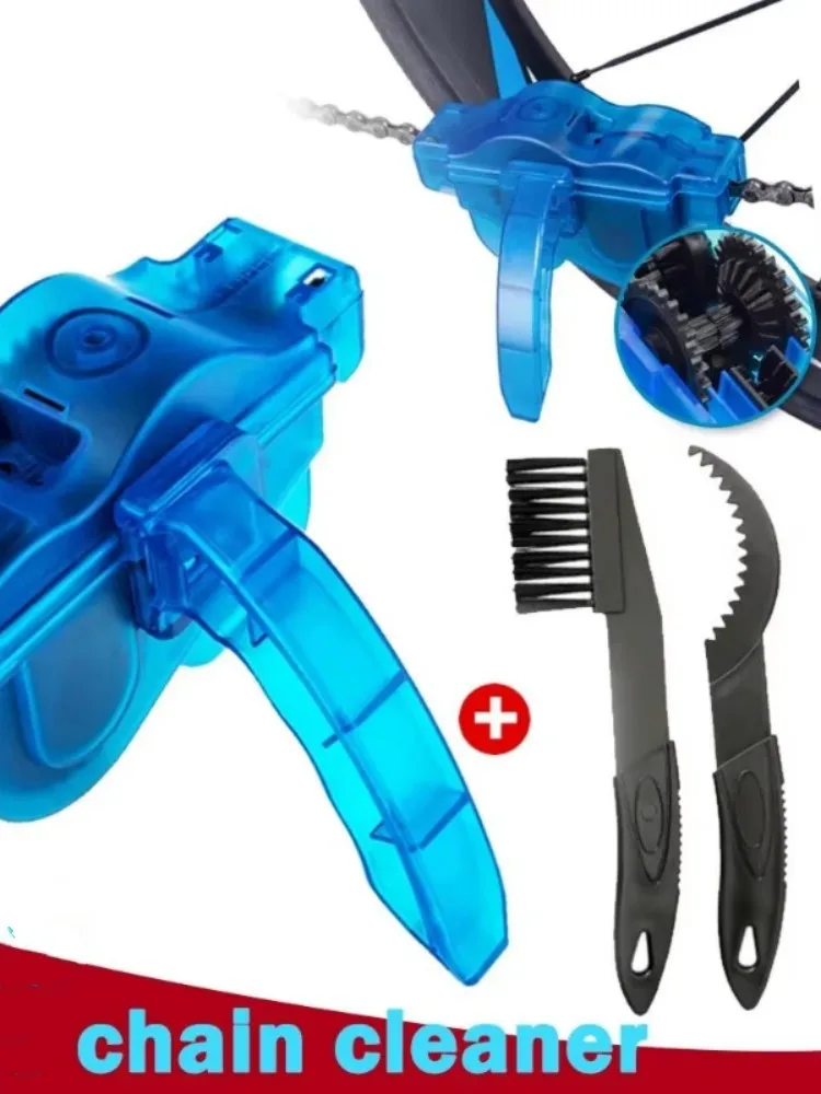 AliExpress Portable Bicycle Chain Cleaner Bike Brushes Scrubber Wash Tool Mountain Cycling Cleaning Kit Outdoor Accessory