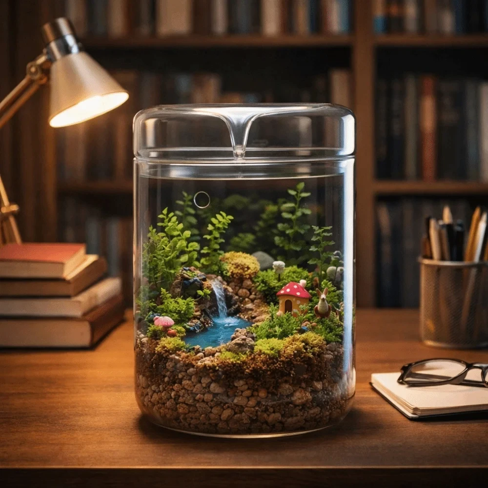 Микроландшафтная стеклянная ва – обзор и цена Terrarium Glass Bottle