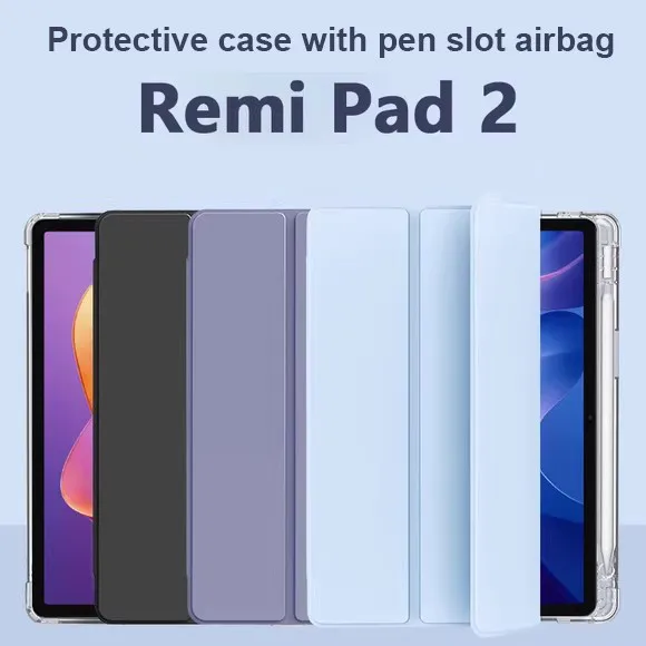 

Мягкий чехол для планшета из ТПУ для Xiaomi Redmi Pad 2 11 дюймов, 2025 г., прозрачный слот для ручки, защитный чехол от падения