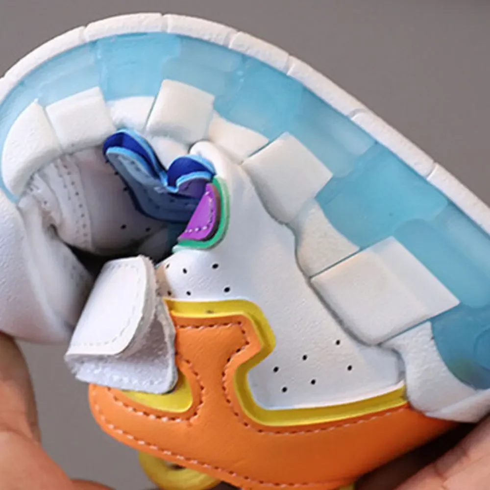 Chaussures de sport pour enfants à semelles souples, baskets d'automne pour bébés filles et garçons, avec filet respirant, à la mode, 2022