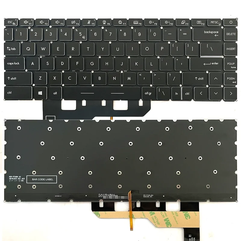 

Laptop Keyboard For MSI Creator Z16 Modern 14 B11MOU M16 MS1571 14C2 16V3 MS-14D1
