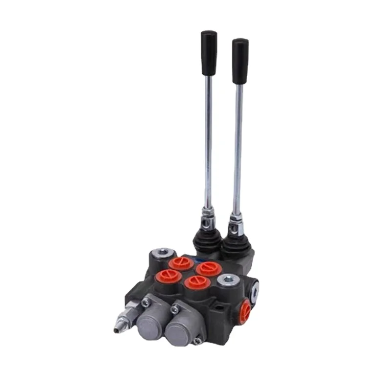 P40 Hydraulic Directional Control Valves Splitter Speed Control Valve Adjustable Relief Lever Handle 1Spool 3Pos Valves 10 GPM