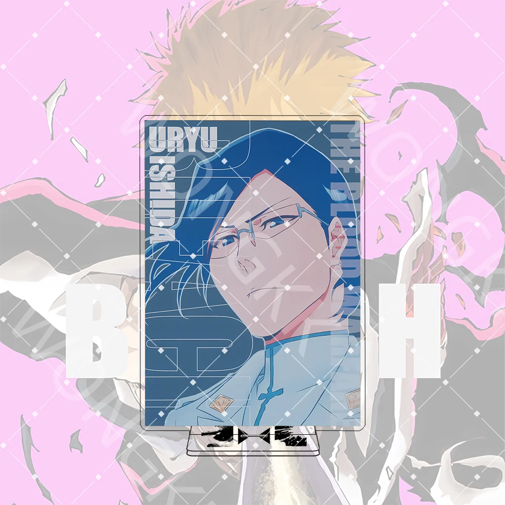 Anime BLEACH 15CM Acrylic Stand keychain Anime Stand Ichigo Kurosaki Rukia Kuchiki Anime Figure Desk Decor Party Gift Room view 6