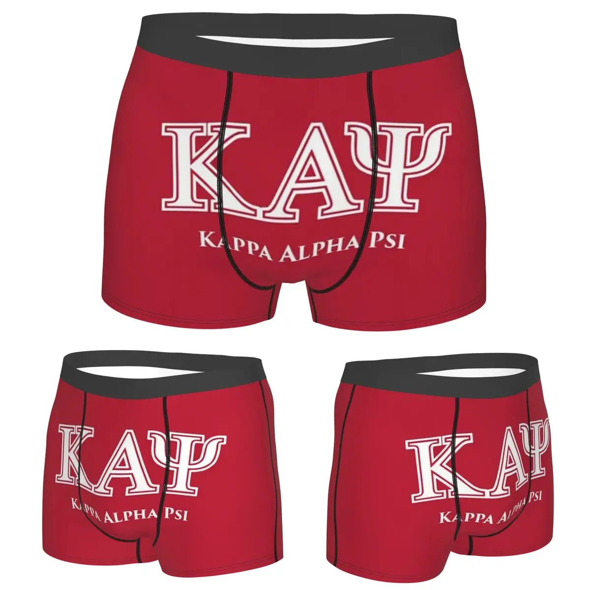 

Boxer Underpants Shorts Kappa KAP Alpha Psi Panties Male Ventilate Underwear for Homme Man Boyfriend Gifts