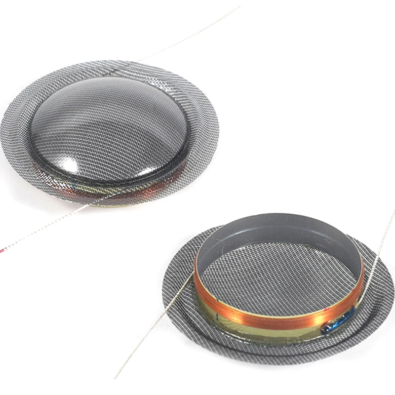 2Pieces/set 20.4mm Diaphragm Treble Voice Coil 20.4mm Tweeter Diaphragm Film Speaker Accessories DIY