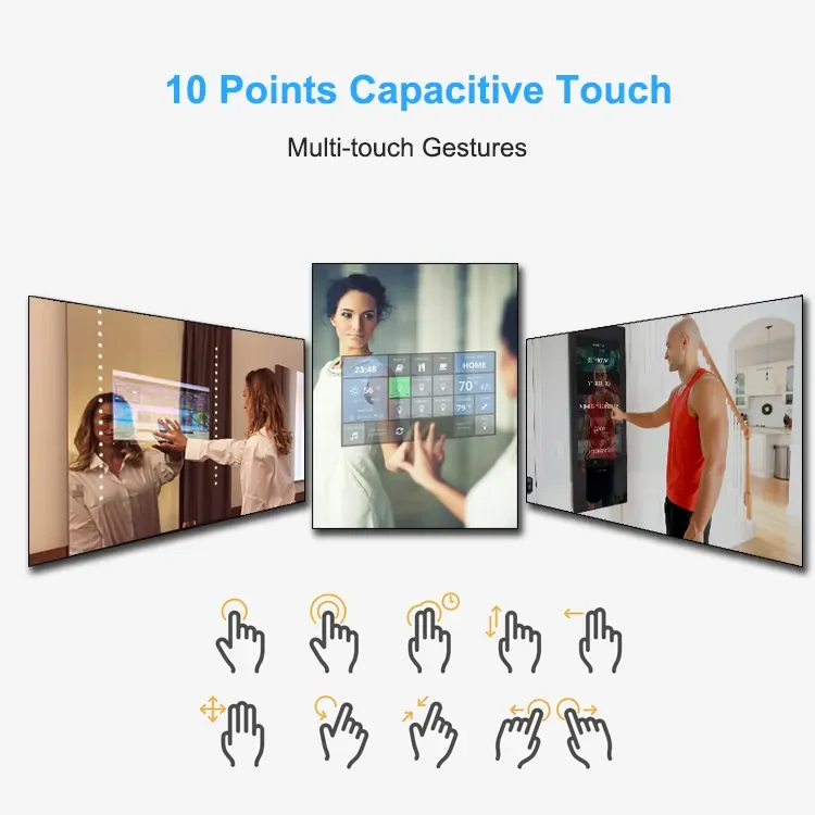 Miroir de gymnastique magique interactif intelligent, exercice Intelligent, miroirs de Fitness pleine longueur avec écran Lcd