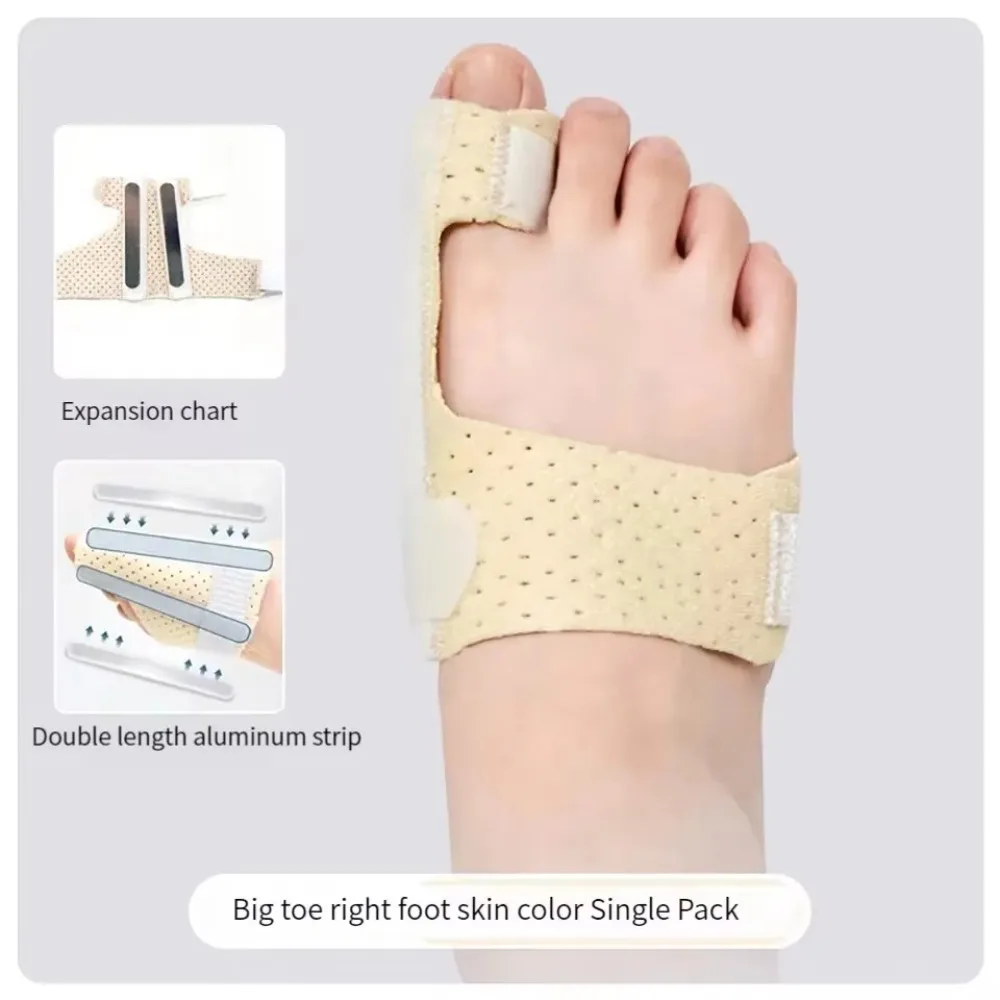 

Adjustable Bunion Corrector Band Soft Breathable Big Toe Straightener Universal Toe Valgus Foot Correction Brace Travel
