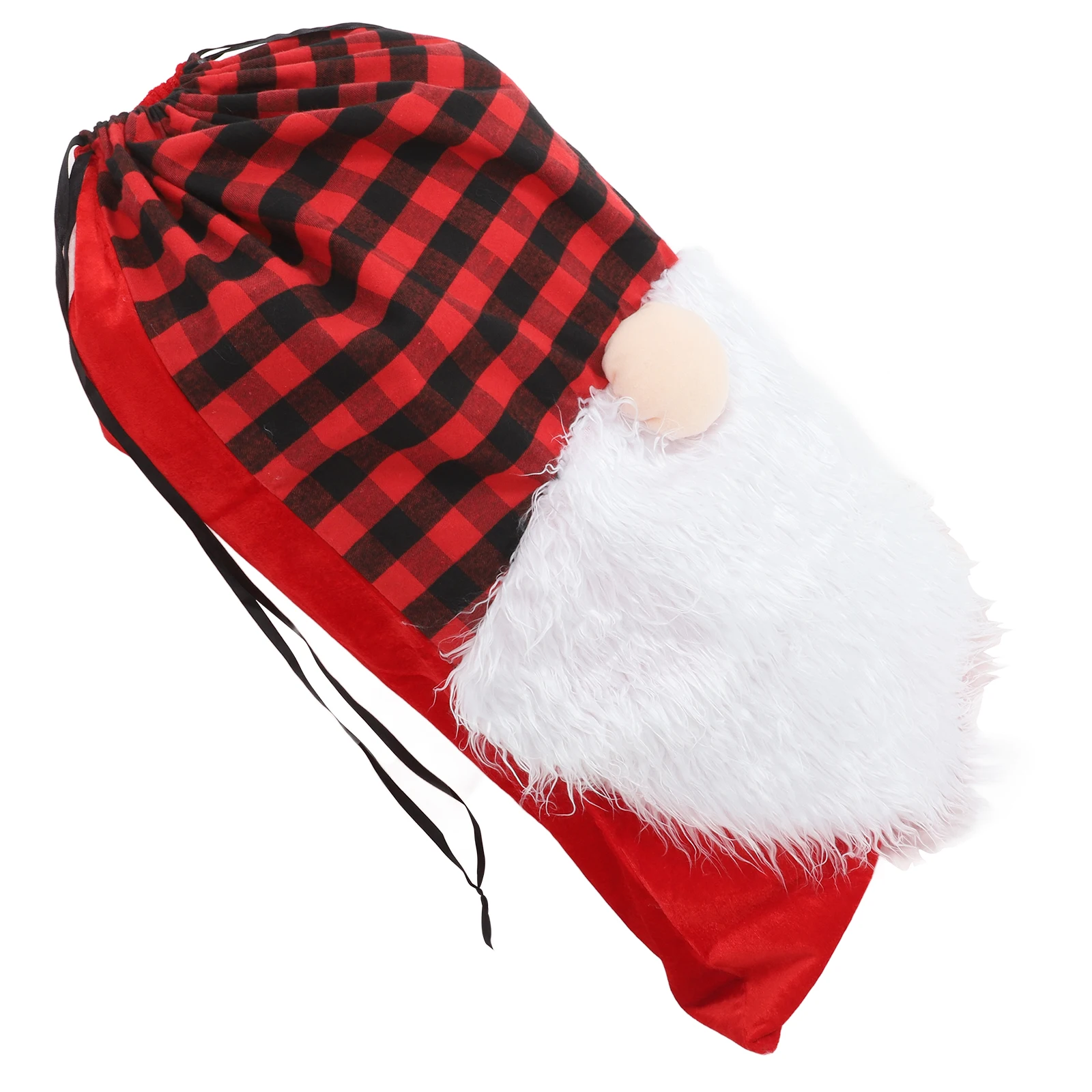 

Christmas Large Capacity Gnome Design Gift Bag Xmas Drawstring Fabric Gift Pouch Party Favor Storage Christmas Bags