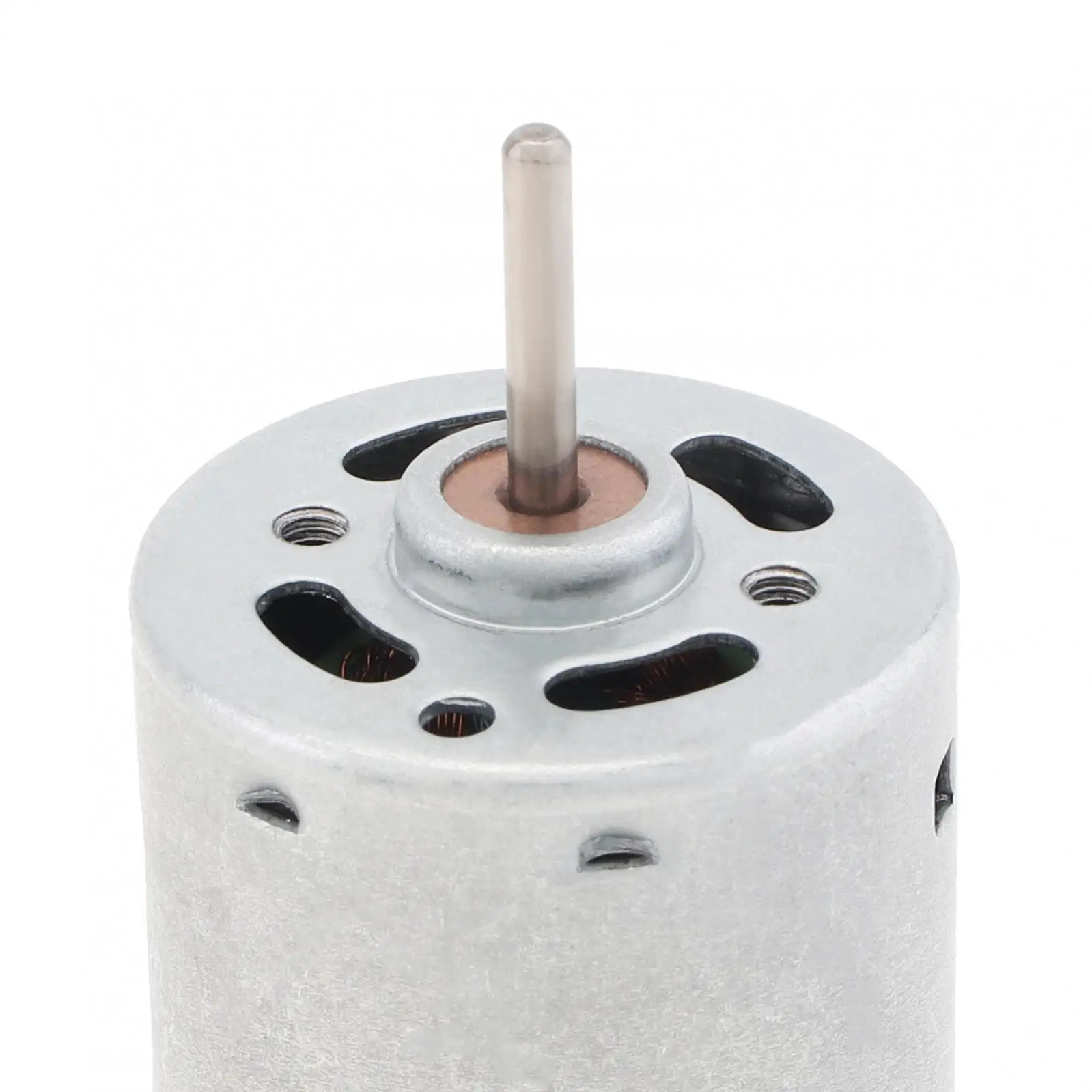 محرك فولاذ مقاوم للصدأ صغير عالي السرعة ، لعبة تصنعها بنفسك ، مجفف شعر ، مراوح صغيرة ، جهاز RS380 ، 6-24 فولت تيار مستمر ، دورات في الدقيقة