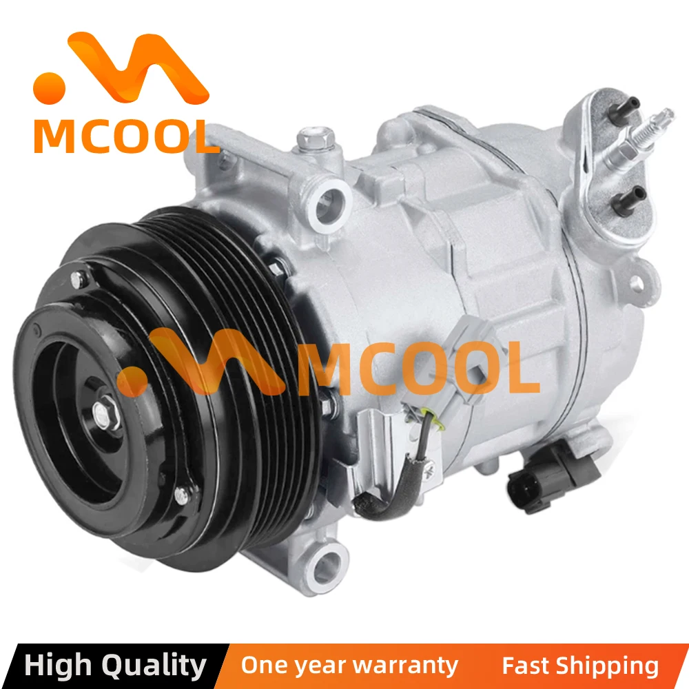 

New AC Compressor 6PK for Jeep Cherokee KL 2014-2022 Chrysler 200 2015-2017 68103198AA 68103198AB 68103198AC