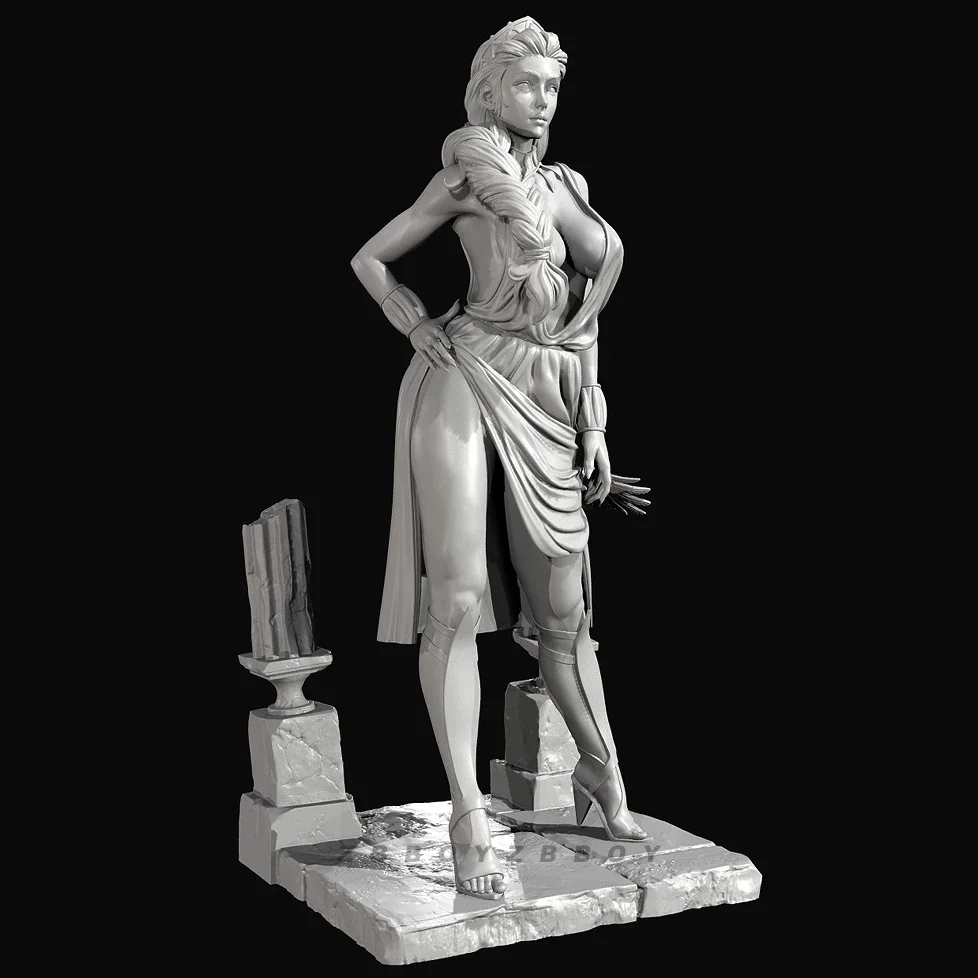 The height of man 38mm 50mm 75mm Resin model kits figure beauty colorless and self-assembled 3D Printing TD-6724/3D