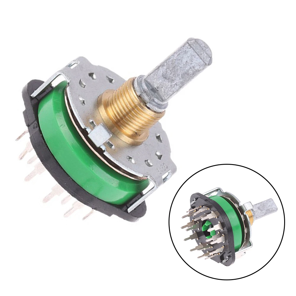 High Performance 4Pole 12Position Rotary Switch SRRM1C7800 for Power AMP 1050R with Focus on Signal Fidelity and Durability