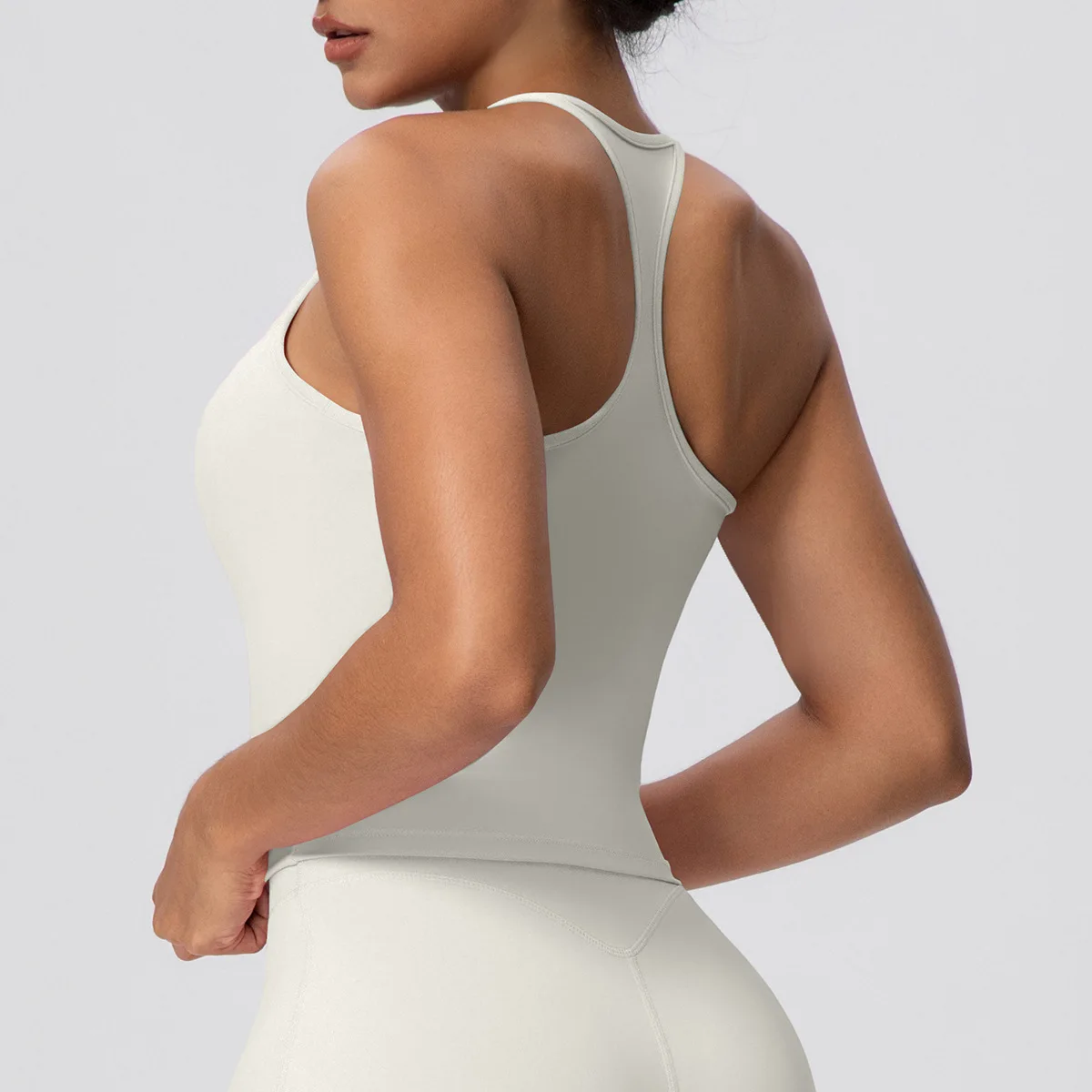 Camiseta de gimnasio transpirable para mujer, chaleco de Yoga acolchado a prueba de golpes, ropa deportiva, camiseta sin mangas deportiva con espalda cruzada, camiseta de entrenamiento