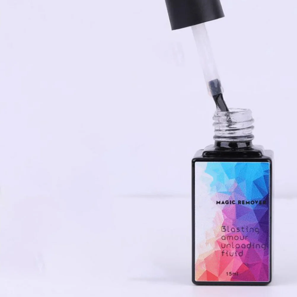 15ml removedor de esmalte para pontas de gel seguro rápido embeber fora removedor de gel acessórios para unhas em casa uso em salão de beleza