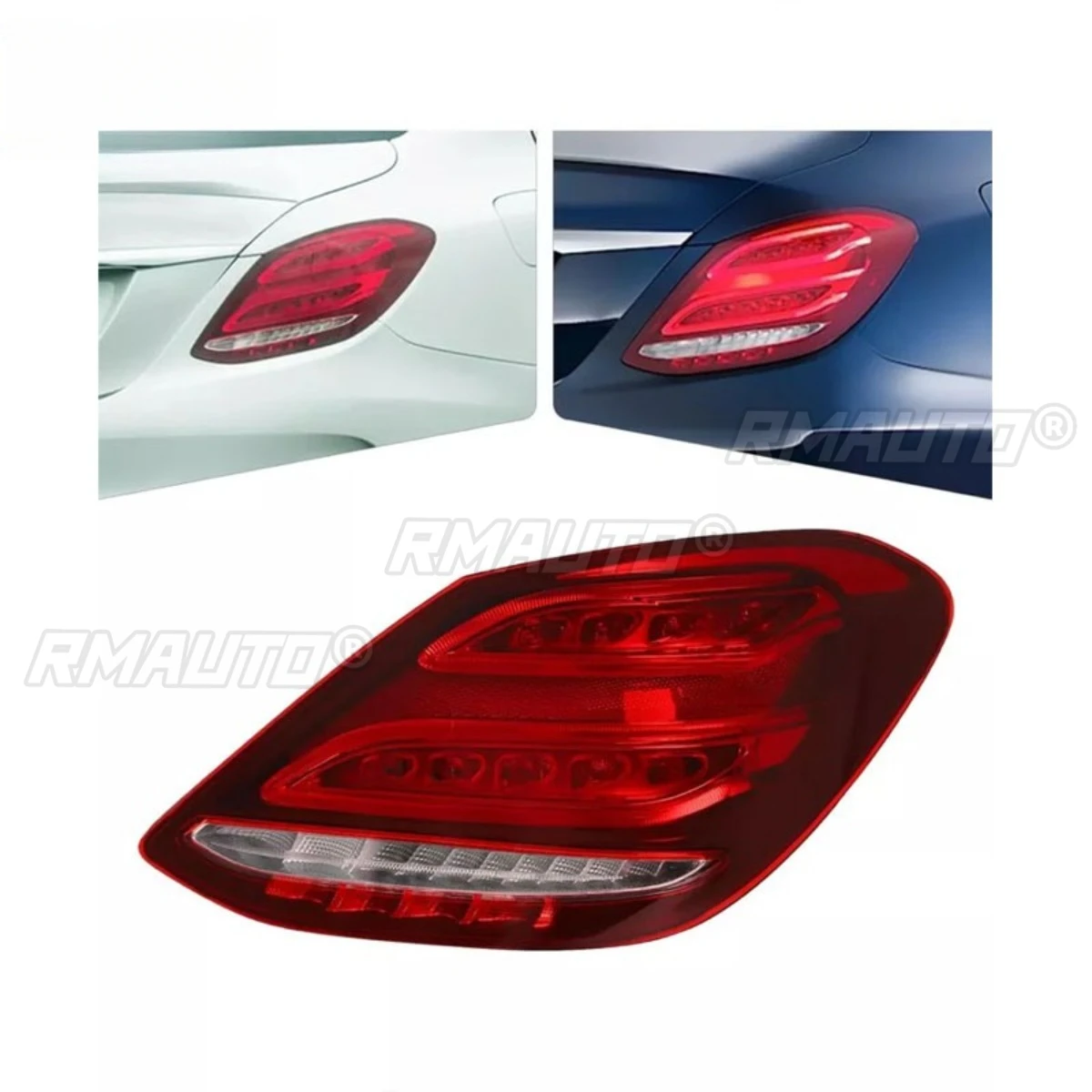 

Left Right Rear LED Tail Lights Assembly Wide Light Corner Lamp For Mercedes Benz C-Class W205 2015-2018 2059060457 2059060357
