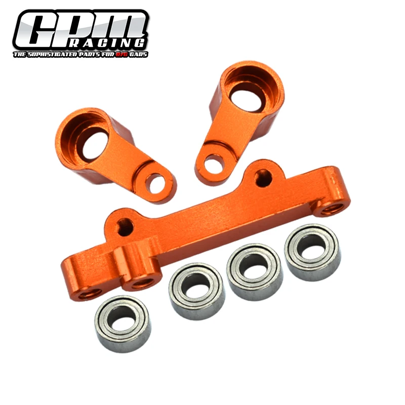 GPM アルミステアリングアセンブリ LOSI 1/18 Mini-T 2.0 1/16 Mini-B用