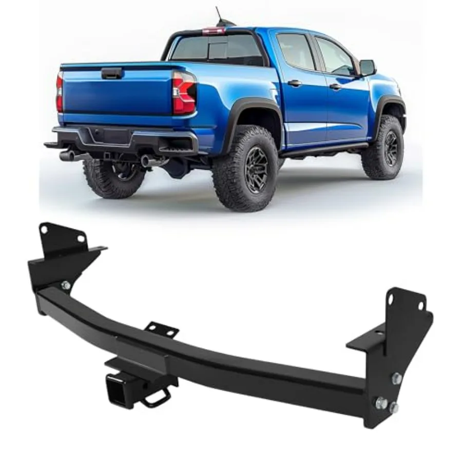 

Задний фаркоп класса 4, 2 дюйма, для Chevrolet Colorado и GMC Canyon 2015-2022, грузоподъемность 800/8000 фунтов, стальной, черный