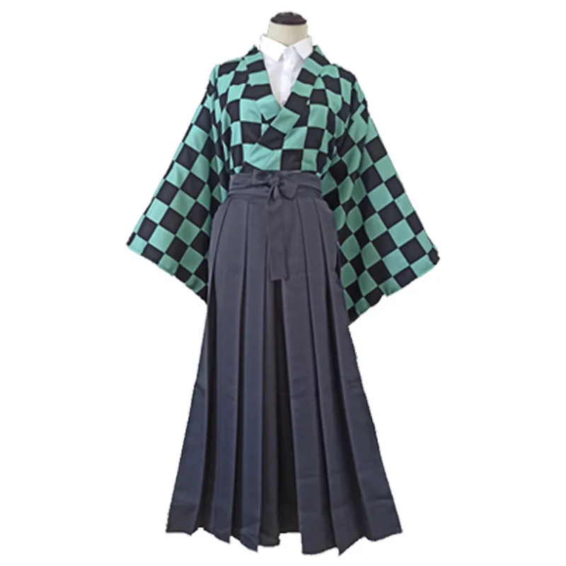 Kamado Tanjirou Nezuko Kochou Shinobu Tomioka Giyuu Kanroji Mitsuri Tsuyuri Kanao Cosplay Costume Kimono Dress Anime Suit