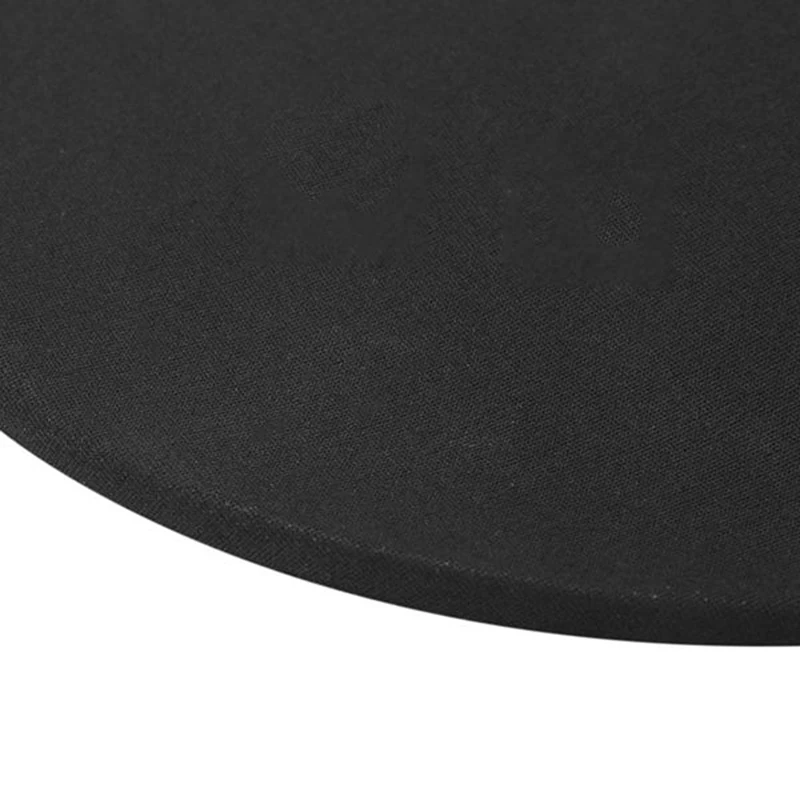 Tapis de souris noir avec support de poignet et éponge à mémoire de forme, cadeau haut de gamme, 2 paquets