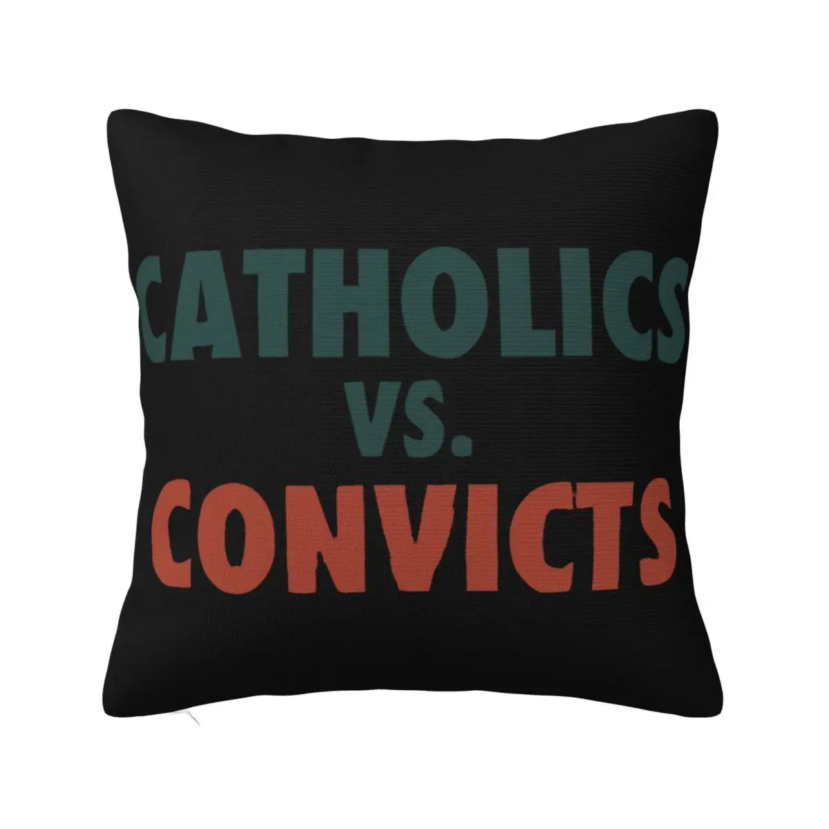 Catholics Vs Convicts Vintage 1988 2 Decoration Pillow Case Covers Throw Pillow Covers Pillow Case Pillow Cover