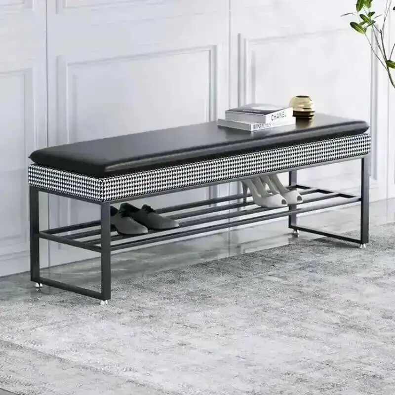 Use,Entrance Shoe Home Changing Stool for Cabinet for Sitting,Integrated Shoe Rack for Entering,Long Bench for Wearing Shoe