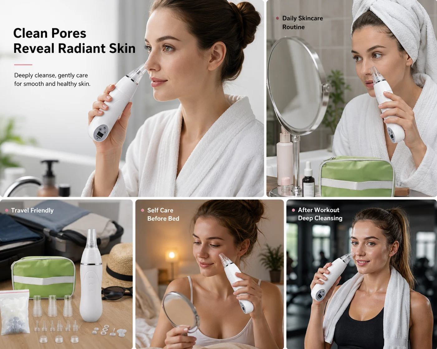 Microdermabrasion au diamant, - Blackhead Remover Vacuum Suction avis et prix