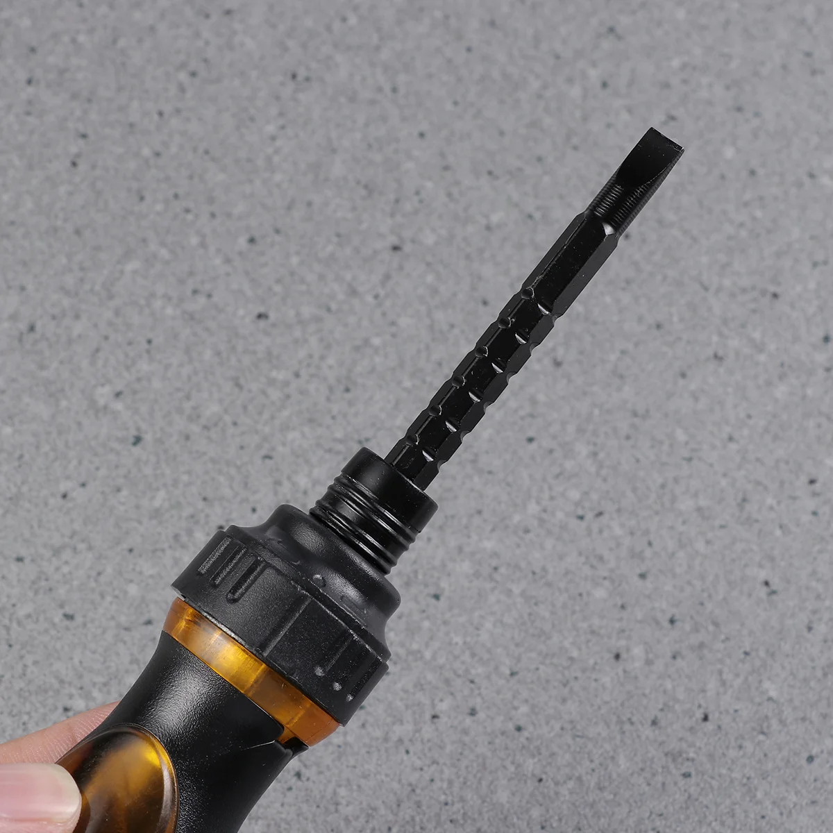

2-in-1 Telescopic Magnetic Ratchet Screwdriver Dual-Purpose Cross Head Flat Head Manual Tool for Professional Daily Use